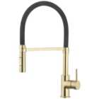 Wickes Faro Pull Out Tap - Brass