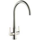 Abode Coniq R Monobloc Tap - Brushed Nickel