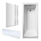 Nuie 1700X700 Standard Bath, Panel & Screen