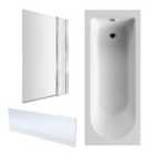 Nuie 1700X700 Standard Bath, Panel & Screen