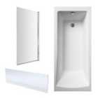 Nuie 1700X700 Standard Bath, Panel & Screen
