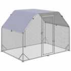 Outdoor Walk In Chicken Coop / Run With Roof For 4-6 Chickens - Hen House Duck Pen 280 X 190 X 195cm