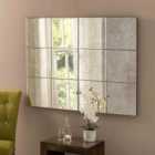 Yearn Antique Mottled Panel Mirror 123X92Cm