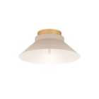 EGLO Moharras Sandy Funnel Steel/Wood Ceiling Light