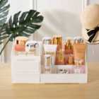 Living and Home Multi-purpose White Makeup Storage Box Drawers Organizer 32.3X19.5X13Cm
