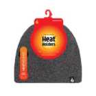 Heat Holder Mens 1 Pk Flat Knit Hat - Charcoal