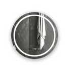ENER-J LED Mirror With Bluetooth Speaker, Round, Cct Changing & Touch Sensor Size: 70Cms