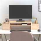 vidaXL Monitor Stand 70X27.5X15cm Solid Wood Pine