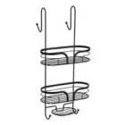 Showerdrape Dante Black Shower Caddy