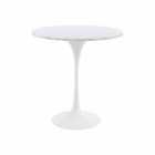 Fusion Living Marble Tulip Side Table