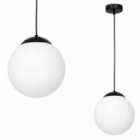 Milagro Pendant Lamp Lima Black 1Xe27