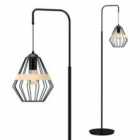 Milagro Floor Lamp Cliff Black 1Xe27
