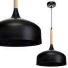 Milagro Pendant Lamp Taylor Black 1Xe27 60W