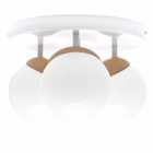 Milagro Ceiling Lamp Sfera Wood 3Xe14