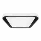 Milagro Ceiling Lamp Quadro Black 38W