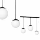 Milagro Pendant Lamp Lima Black 3Xe14