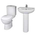 Nuie Ivo 4 Piece Bathroom Setwhite