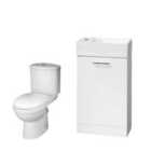 Nuie Mayford Floor Standing 480Mm Unit & Wc Gloss White