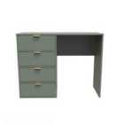 Ready Assembled Hong Kong F 4 Drawer Vanity In Reed Green