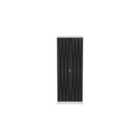 Ready Assembled Diamond 2 Door Wardrobe In Deep Black & White