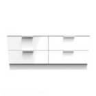 Ready Assembled Plymouth 4 Drawer Bed Box In White