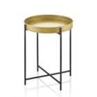 Rozi Gold Round Side Table