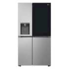 LG Instaview GSGV81PYLL Side-by-side Fridge Freezer - Prime Silver - 635L - E Rated