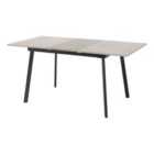Seconique Avery Extending Dining Table - Concrete/Grey Oak Effect