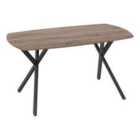 Seconique Athens Rectangular Dining Table - Medium Oak Effect