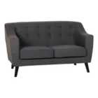 Seconique Ashley 2 Seater Sofa - Dark Grey