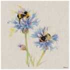 The Art Group Jane Bannon (Bees On Cornflowers) 30x30cm Canvas