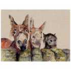 The Art Group Jane Bannon (Johnny, Freckles & Halfpint) 30x40cm Canvas