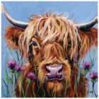 The Art Group Louise Brown (Highlander) 30x30cm Canvas