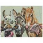 The Art Group Louise Brown (Farmyard Selfie) 60x80cm Canvas