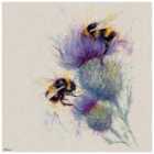 The Art Group Jane Bannon (Bees On Thistle) 60x60cm Canvas