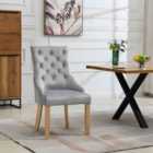 Artemis Home Ravenna Velvet Dining Chairs - Set of 2 - Silver