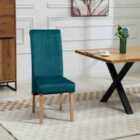 Artemis Home Rimini Velvet Dining Chairs - Set of 2 - Teal