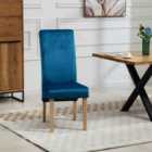Artemis Home Rimini Velvet Dining Chairs - Set of 2 - Blue