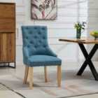 Artemis Home Ravenna Fabric Dining Chairs - Set of 2 - Teal