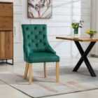 Artemis Home Ravenna Velvet Dining Chairs - Set of 2 - Green