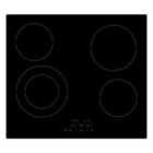 Statesman 60Cm 4 Zone Ceramic Hob Touch Control Black