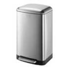 Black + Decker 30L Soft Close Pedal Bin - Silver