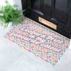 Artsy Doormats Multi Leopard Print Doormat (70 X 40Cm)