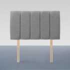 Airsprung 90Cm Single Corston Linoso Silver Headboard