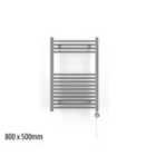 Terma Leo 800 x 500 200W MEG Electric Towel Rail - Chrome