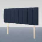 Airsprung 135Cm Double Corston Linoso Midnight Blue Headboard