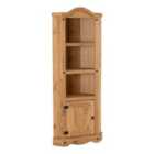 Seconique Corona Corner Unit - Distressed Waxed Pine