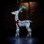 Iridescent Reindeer With 80 White LED Lights