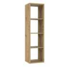 Furniture To Go Mauro 3 Shelves Storage Unit In Artisan Oak