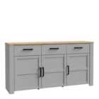 Furniture To Go Bohol Sideboard In Riviera Oak/Grey Oak